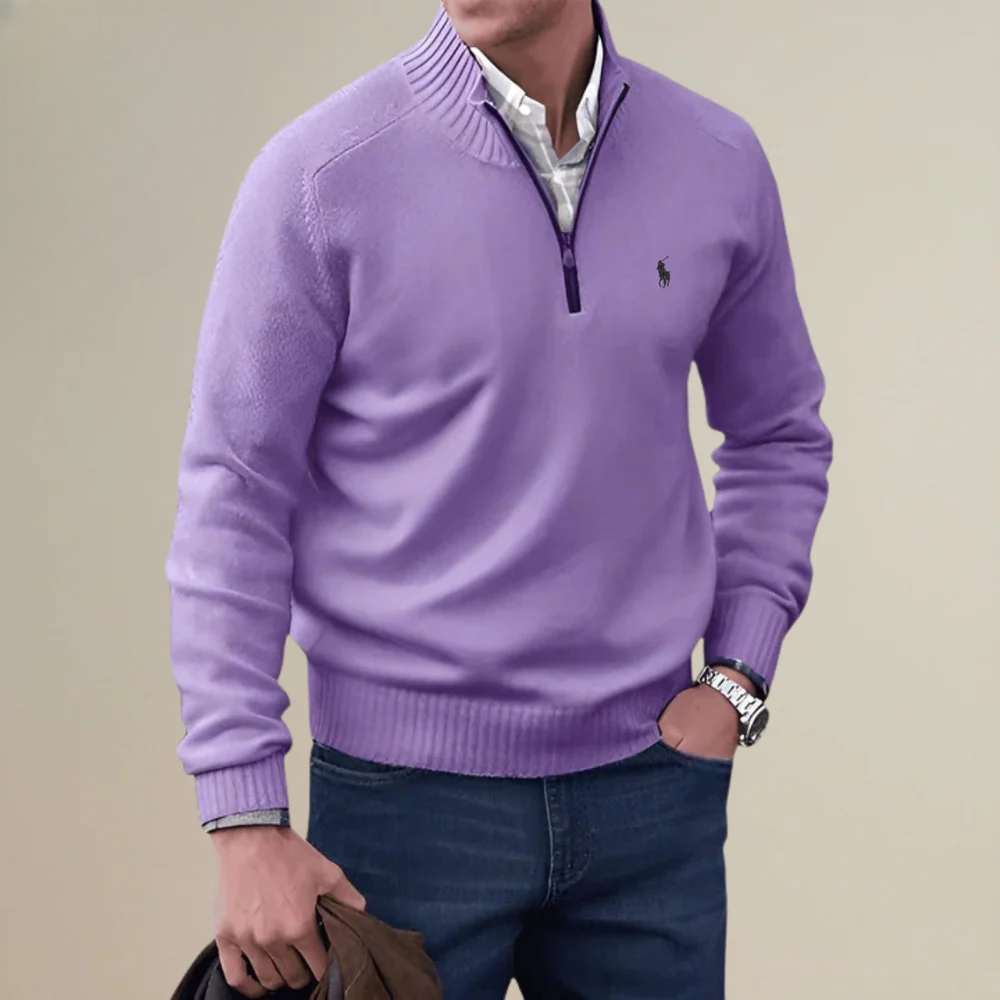 Knitted Half-Zip Sweater || Clearance Sale prodotto finito