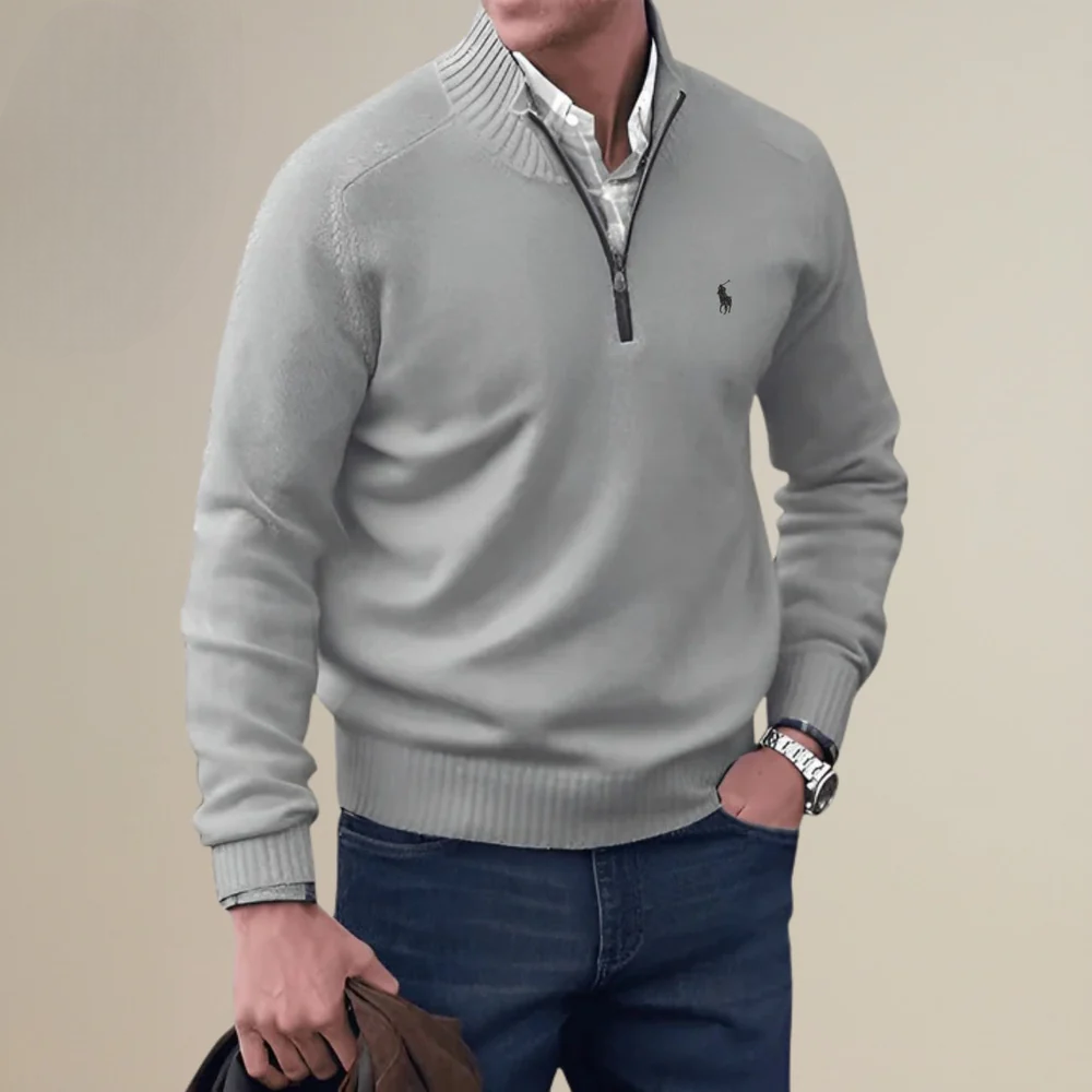 Knitted Half-Zip Sweater || Clearance Sale prodotto finito