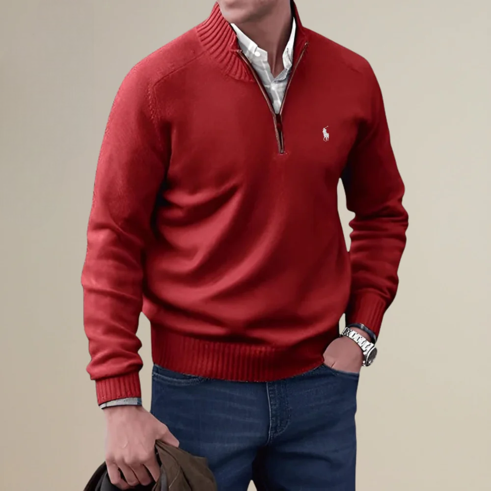 Knitted Half-Zip Sweater || Clearance Sale prodotto finito