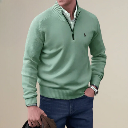 Knitted Half-Zip Sweater || Clearance Sale prodotto finito