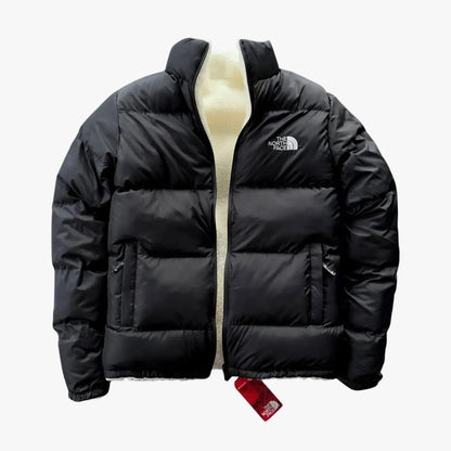 Weiße, wendbare Fleecejacke SS22 TNF