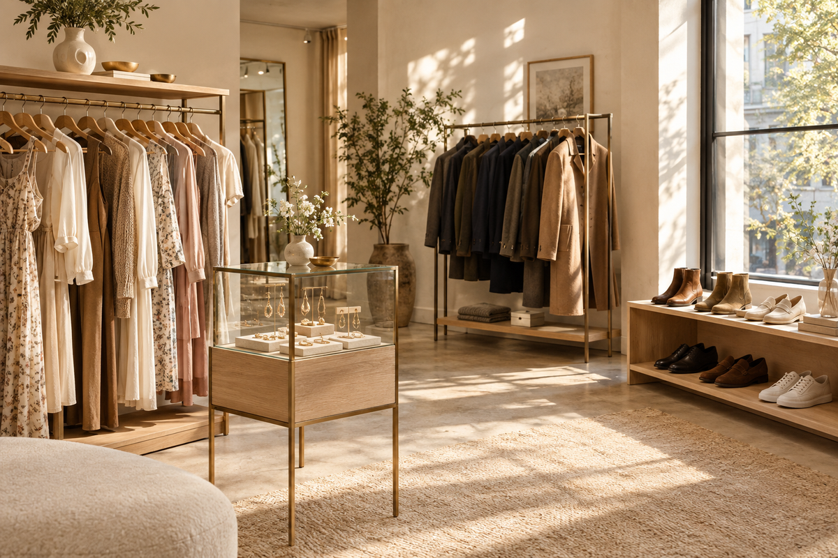 Warm atelier boutique cover image